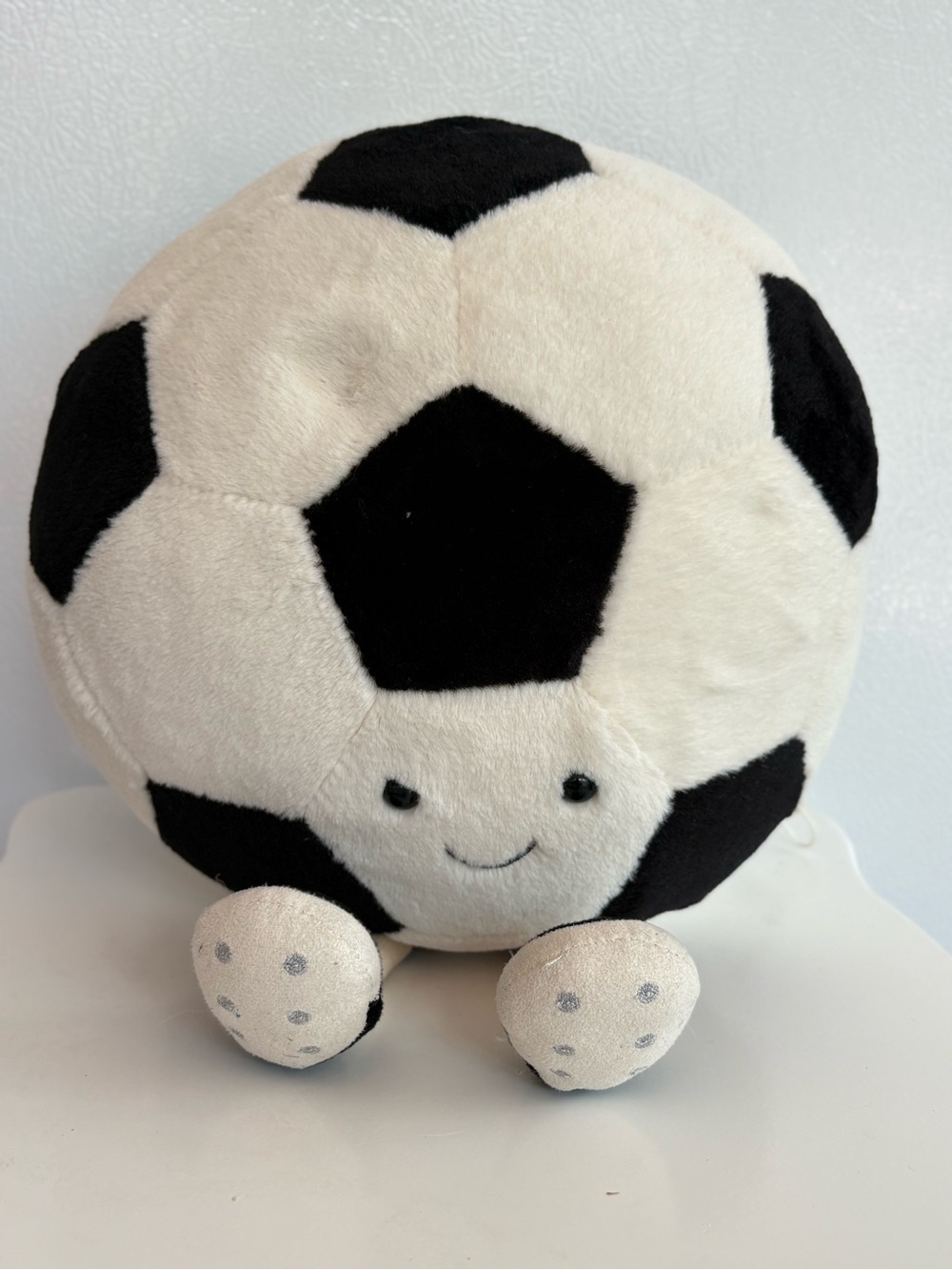 Jellycat Amuseables Sports Soccer Ball Plush - Authentic NWOT (Display Only)